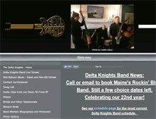 Tablet Screenshot of deltaknights.com